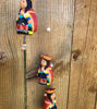 Picture of Cholita Cuzqueña Wind Chime - Handmade Terracotta Ornament - Peruvian Folk Art Decoration