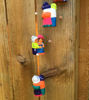 Picture of Cholitos Couple Wind Chime - Handmade Terracotta Ornament - Peruvian Folk Art Decor