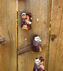 Picture of Cholitos Couple Wind Chime - Handcrafted Peruvian Folk Art in Terracotta
