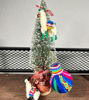 Picture of Christmas Tree Balls & Llama Ornaments – Set of 6 Peruvian Christmas Decorations, Ethnic & Folk Style