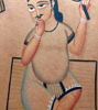 Picture of Bengal Patachitra Folk Art on Paper – Indian Handmade Wall Painting with Herbal Colors | 11"x11"