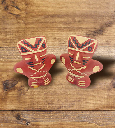 Picture of Colorful Cuchimilcos – Handmade Peruvian Ceramic Figurine