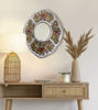 Picture of Cuscajas Vintage Mirror – Handmade Peruvian Sunburst Wall Art