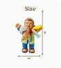 Picture of Ekeko 13" – Handmade God of Abundance Doll for Prosperity and Good Luck
