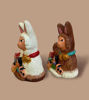 Ethnic nativity scene with llama and Holy Family, handcrafted from terracotta, celebrating Peruvian culture and artistry.