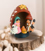 Picture of Gourd Nativity Scene Ornament • Christmas Decor • 1 Piece (Available in Multiple Colors)
