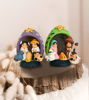 Picture of Gourd Nativity Scene Ornament • Christmas Decor • 1 Piece (Available in Multiple Colors)