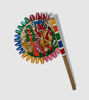 Picture of Hand-Painted Bengal Pattachitra Wooden Fan – Traditional Indian Folk Art Decorative Hand Fan (Approx. 11”)