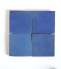Picture of Royal Blue Zellige 4x4 Tile - Glossy Finish Kitchen Backsplash & Bath