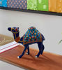 Picture of Handcrafted Enamel Style Metal Camel Showpiece – Colorful Rajasthani Camel Figurine Home Decor