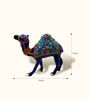 Picture of Handcrafted Enamel Style Metal Camel Showpiece – Colorful Rajasthani Camel Figurine Home Decor