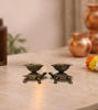 Picture of Handcrafted Brass Tortoise Diya Set of 2 – Kachua Oil Wick Lamps for Puja, Vaastu & Festive Decor