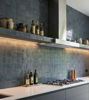 Picture of Custom Made Gray Zellige Backsplash 4" x 4" (Per Sqft) Customized Colors Available